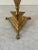 Brass Pair of Neoclassical Brass Paw Foot Candlesticks For Sale - Image 8 of 10