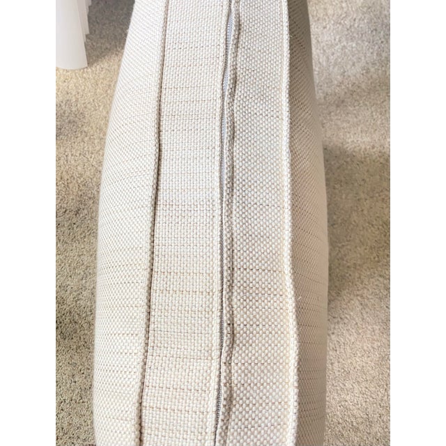 1989 Henredon 3 Seater Sofa Cream With Duck Feathers and Duck Down For Sale - Image 10 of 12