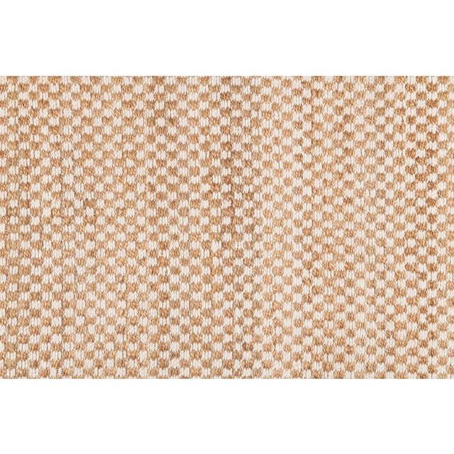 Transitional Part & Parcel Goods Textured Check Rug, 12'x15', Natural and Eggshell For Sale - Image 3 of 5