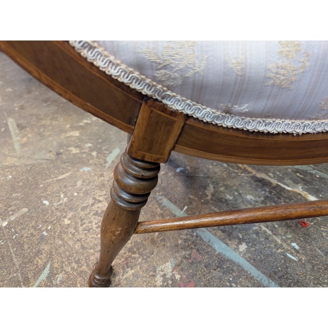 1930s Inlay Arm Chair For Sale - Image 11 of 11