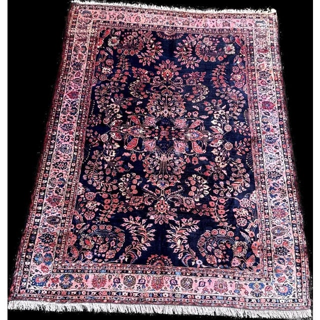 American Sarough Rug, 1930s For Sale - Image 3 of 3