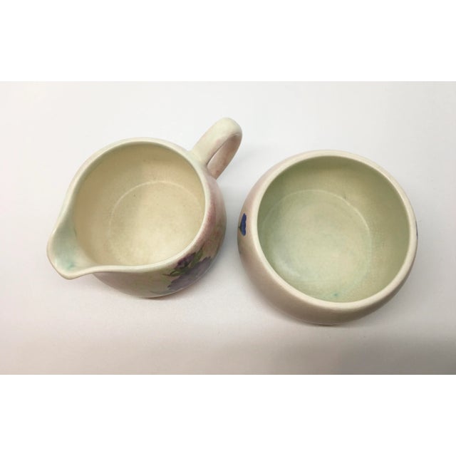 Vintage E Redford Hand-Painted England Stackable Cream & Sugar Set - 2 Pieces For Sale - Image 4 of 6