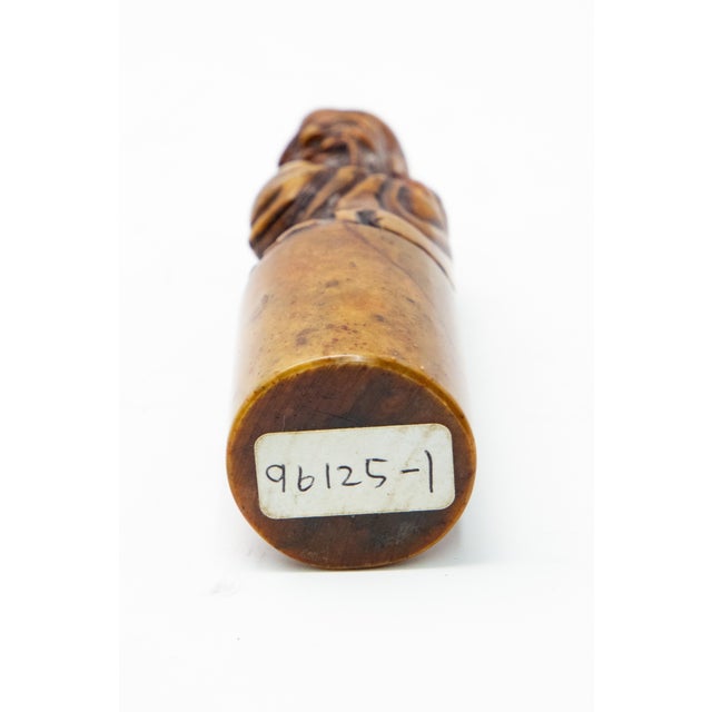 Chinese Soapstone Chop Seal With Shoulao For Sale - Image 9 of 10