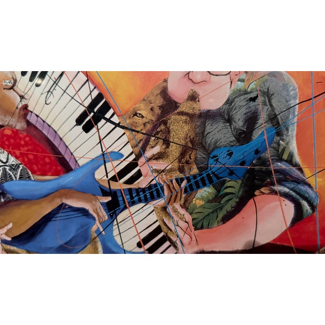 Contemporary Glynn Marcus “One Nite Outta This World” 56th Grammy Awards Series Seriolithograph in Color on Wove Paper Signed Plate For Sale In New York - Image 6 of 9