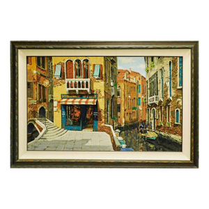 Viktor Shvaiko "Ristrante" 2000 Hand Signed With Custom Frame Make an Offer #49