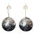1960s Mid-Century Modern Large Spherical Mercury Glass Lamps - a Pair For Sale