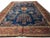 2020s Navy Blue Fine Hand Knotted Sarouk Mohajran Design 10' X 17' For Sale - Image 11 of 13