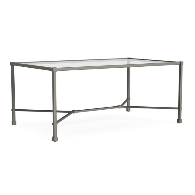 Not Yet Made - Made To Order Brown Jordan Venetian 26" x 43" Coffee Table, Mica frame For Sale - Image 5 of 11