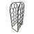 1960s Arthur Umanoff for Shaver Howard 17-Bottle Wrought Iron Wine Rack For Sale