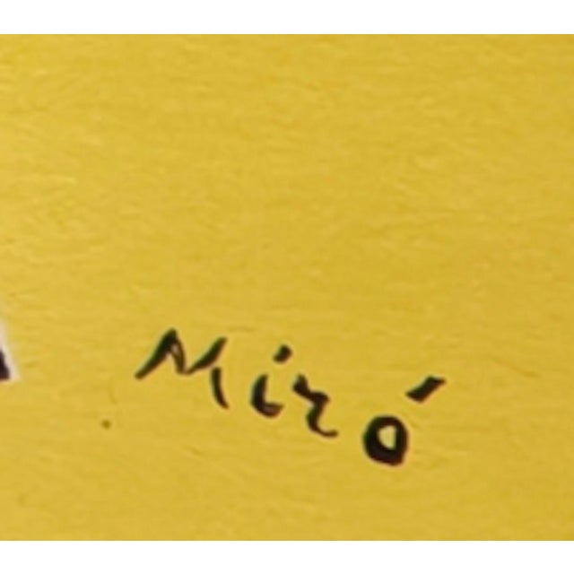1950s Joan Miro, Dog Barking at the Moon, 1952, Lithograph For Sale - Image 5 of 8