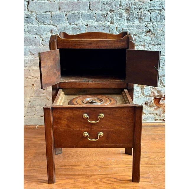 Antique English George III Commode Cabinet. They make great side table or bedside table Good used condition. 19" Wide x...