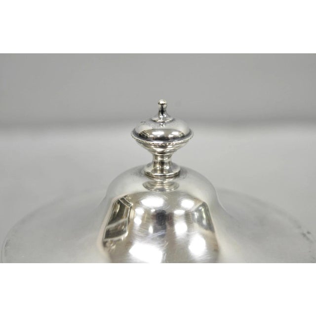 Silver Antique Mappin & Webb Victorian Silver Plated Reticulated Covered Jelly Jar For Sale - Image 8 of 15