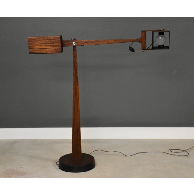 1960s Mahogany Floor Lamp by Montague For Sale - Image 4 of 9