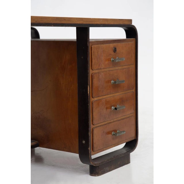 Rationalist Desk by Giuseppe Pagano, 1940s For Sale - Image 6 of 9