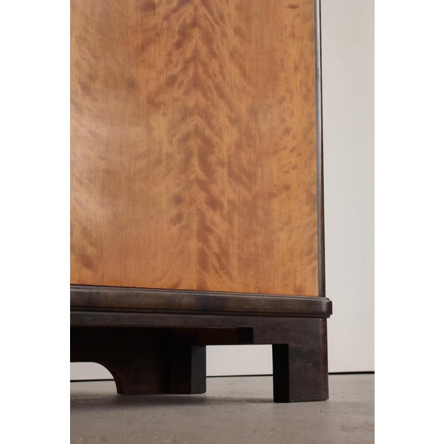 Swedish Grace Birchwood Cabinet by Otto Schulz for Boet, Gothenburg, 1930s For Sale - Image 14 of 18