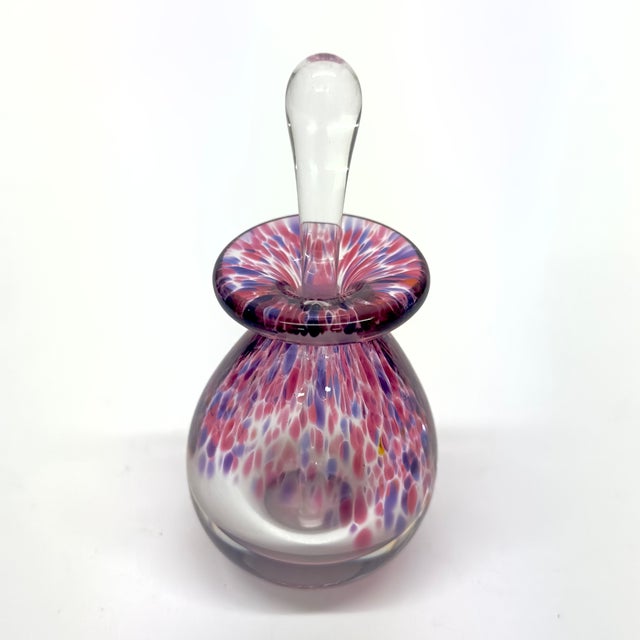 Eclectic Pink & Purple Perfume Bottle Curation - Group of 3 For Sale In Miami - Image 6 of 8