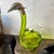 Antique Claret Wine Decanter/Carafe of Light Green Glass and Silver Plate, England For Sale - Image 9 of 12