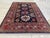 Tribal Navy Star Kazak Style Handmade Wool Rug 6x9 For Sale - Image 3 of 14