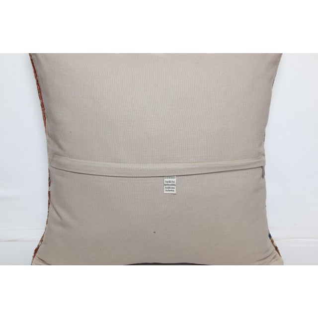 Textile Antique Tribal Bohemian Home Decor Pillow -20'' X 20'' For Sale - Image 7 of 9