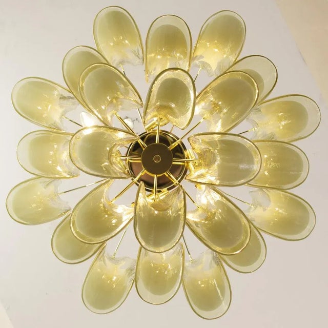 Petal Suspension Lamp in Murano Glass, Italy, 1990s For Sale - Image 6 of 13