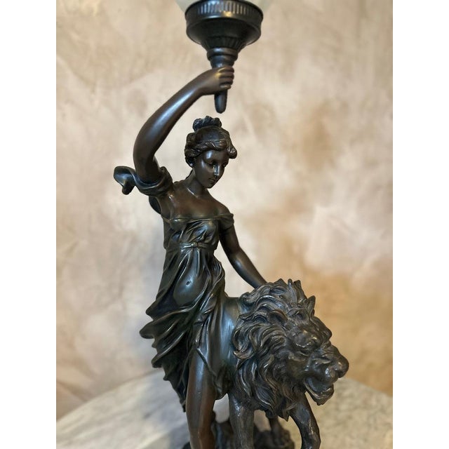 Regulated Torchiere Table Lamp For Sale - Image 10 of 17