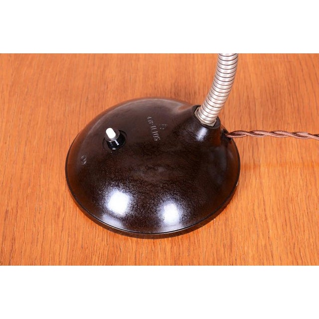 Plastic Bauhaus Table Lamp by Eric Kirkman Cole, Czech, 1930s For Sale - Image 7 of 11