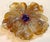 400 Carat Natural Agate, Amethyst, Ruby and Emerald Big Flower Pin 14K Gold For Sale - Image 9 of 18