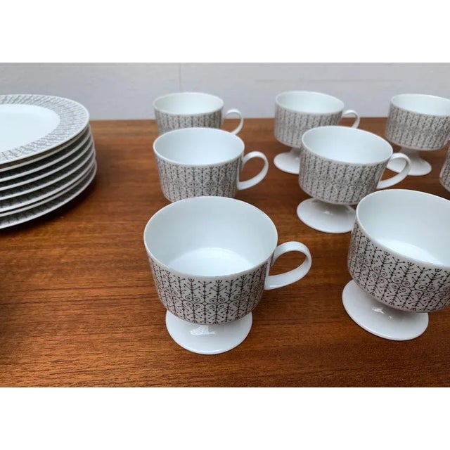 Gray Vintage German Composition Secunda Grau Coffee Service by Tapio Wirkkala for Rosenthal, Set of 28 For Sale - Image 8 of 18