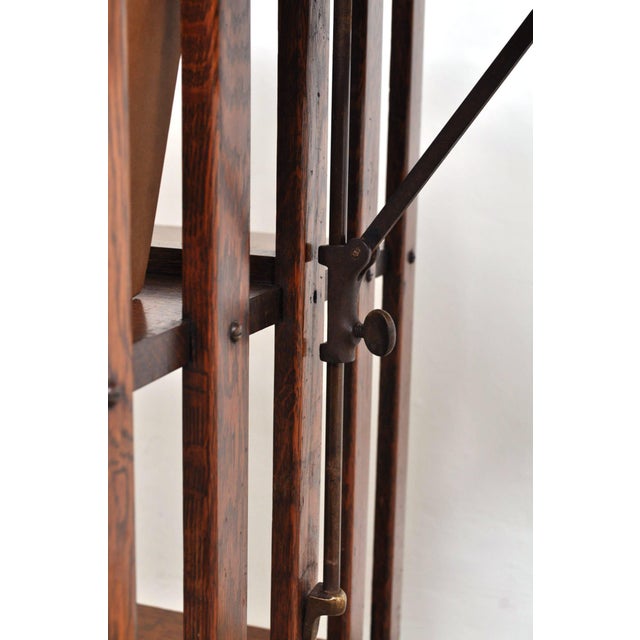 Antique Revolving Bookcase in Oak with Top, 1900s For Sale - Image 6 of 17