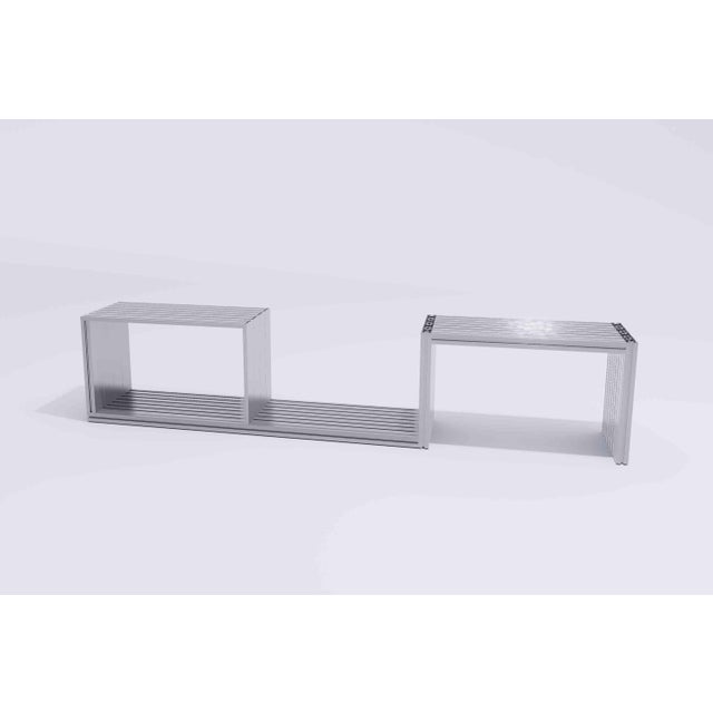 Metal New York Shelf from Aluminium Exchange For Sale - Image 7 of 7