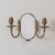 1940s Pair of French Brass and Mirror Sconces For Sale - Image 9 of 15