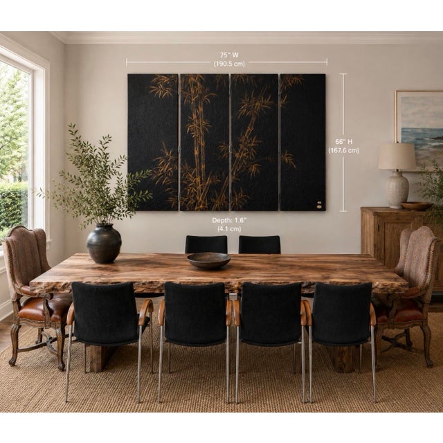 Chinoiserie Style Double Sided Screen by Baker For Sale - Image 15 of 17