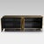 Wires Brass Credenza with Fumé Glass Top from Flair Firenze For Sale - Image 4 of 8