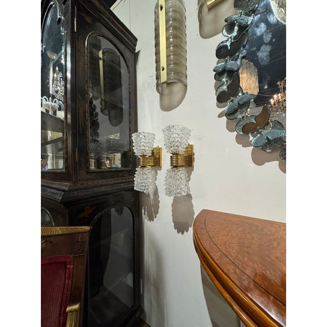 Modern Pair of Murano Rostrada Sconces For Sale - Image 3 of 6