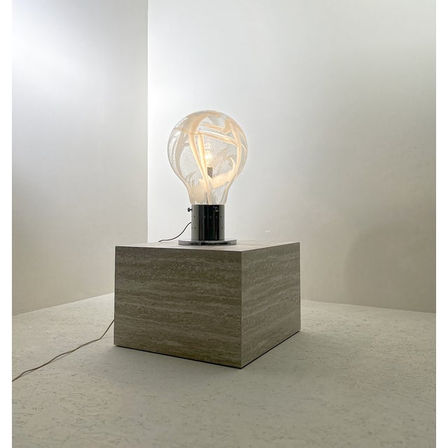 Mid-Century Modern Large Murano Glass Lamp, Italy, 1960s For Sale - Image 3 of 11