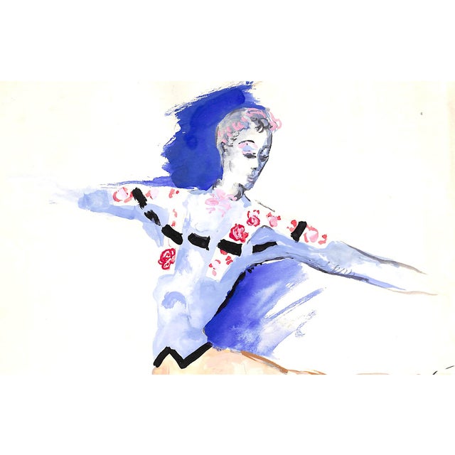 Art Sz: 14"H x 10 3/4"W Alexander Warren Montel (1921-2002)