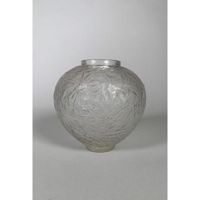Glass René Lalique (1860-1940) Vase, "Milk" Model, Glass, 1920, Art Nouveau For Sale - Image 7 of 10