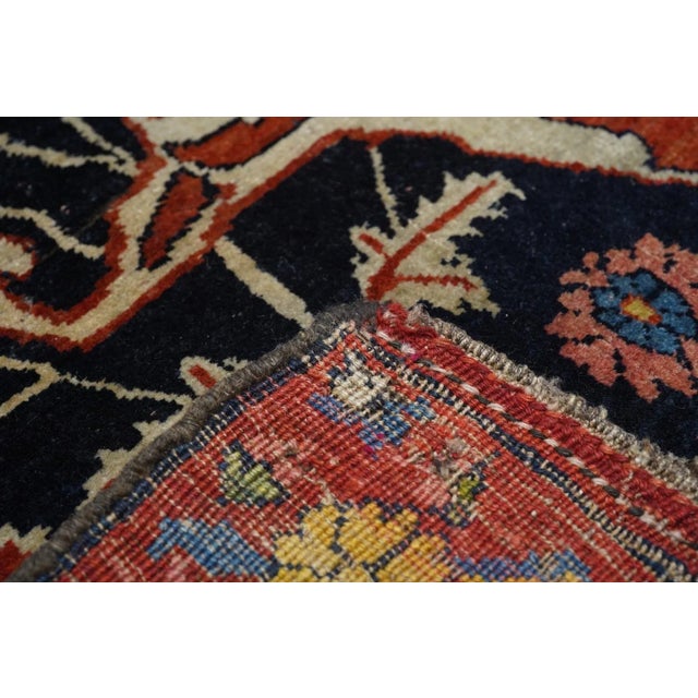 Late 19th Century Antique Garouss Bidjar Rug 5'9'' x 8'7'' For Sale - Image 9 of 9