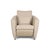 Animal Skin FSM Sesame Leather Armchair For Sale - Image 7 of 11