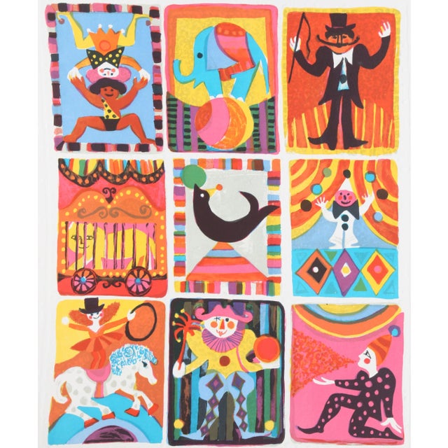 Nine Circus Scenes, Judith Bledsoe For Sale - Image 4 of 4