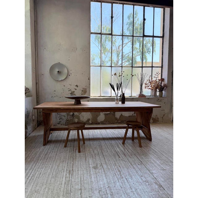 Pine Farmhouse Table, 1950s For Sale - Image 10 of 18