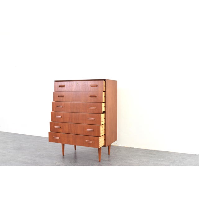Mid-Century Modern Danish Teak Chest of Drawers, 1960s For Sale - Image 10 of 17