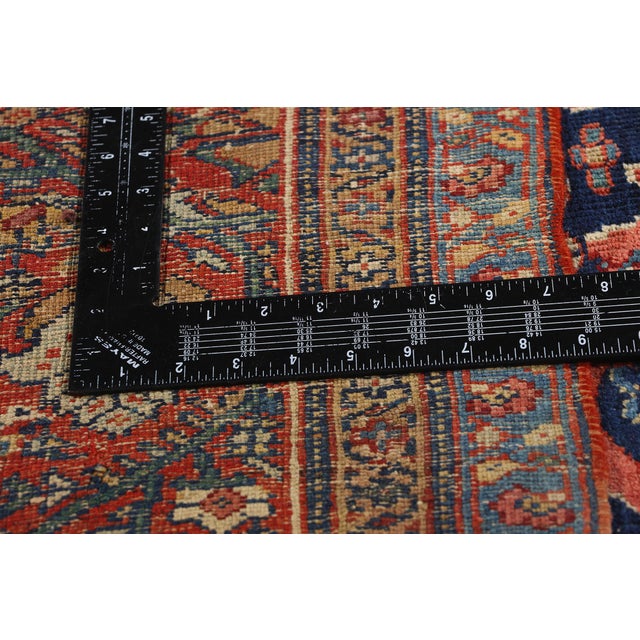 Late 19th Century Antique Persian Sultanabad Rug - 08'10 X 11'04 For Sale In Dallas - Image 6 of 9