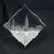 Transparent Steuben Glass Prism Paperweight New York City Skyline (City Block) Signed No. 8156, Etched Art Glass (Vintage 1990s) For Sale - Image 8 of 15