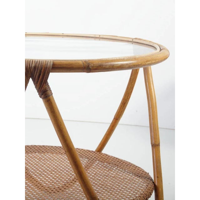 Mid-Century Bamboo Lounge Chairs & Table by Alan Fuchs for Uluv, 1960s, Set of 3 For Sale - Image 9 of 18