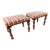 Large Late 20th Century High-Quality Bespoke Georgian Style Footstools- a Pair For Sale