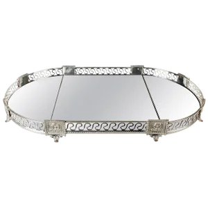 Silver Plate Mirrored Centerpiece Display