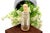Glass Perfume Bottle with Gold Lid For Sale - Image 6 of 6