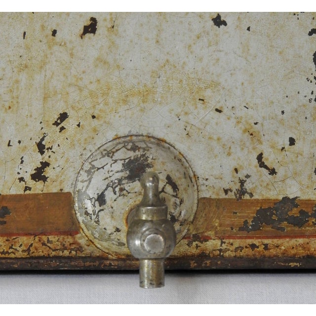 20th Century French Non Pareil Metal Ice Box For Sale In Nashville - Image 6 of 9