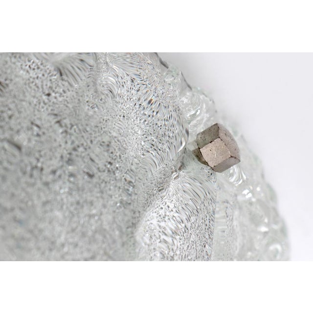 Glass German Round Ceiling or Wall Lamp from Kaiser Idell, 1960s For Sale - Image 7 of 14